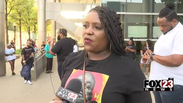 Activists from the Terence Crutcher Foundation called for an independent review board of TPD