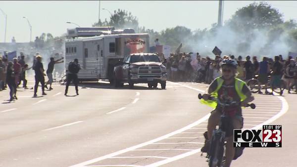 Oklahoma legislature passes bill protecting drivers who hit protesters, sending to Stitt’s desk