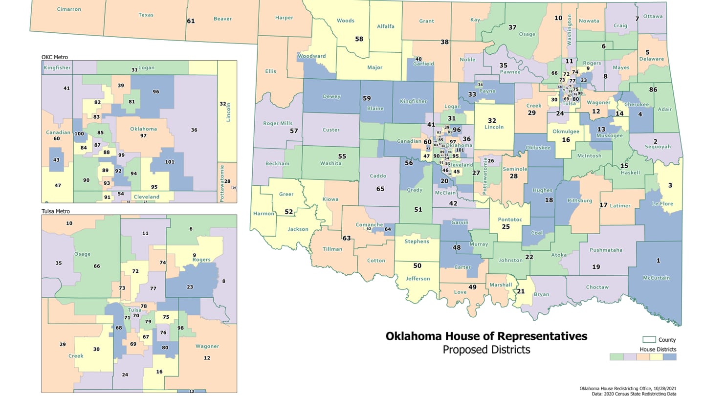 Oklahoma House of Representatives approve new Congressional district