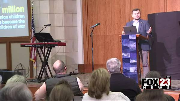 Ukrainian religious leader speaks at Tulsa church