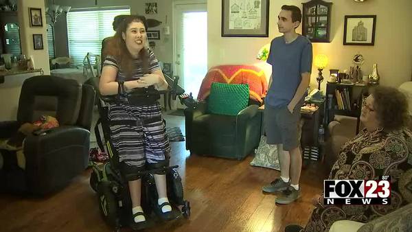 Tulsa woman with cerebral palsy raising money for new wheelchair, says Medicaid won’t cover the cost