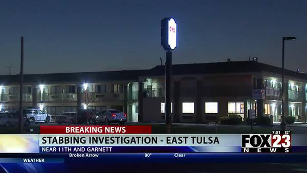VIDEO: Police search for woman after stabbing, robbery in east Tulsa