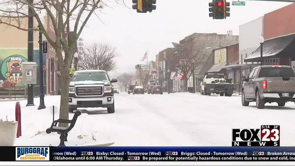 Video: Tahlequah continues to see winter weather