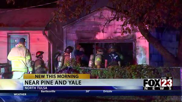 Firefighters investigate house fire in north Tulsa