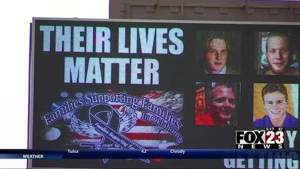 Video: Tulsa billboard raises awareness for drug overdose victims
