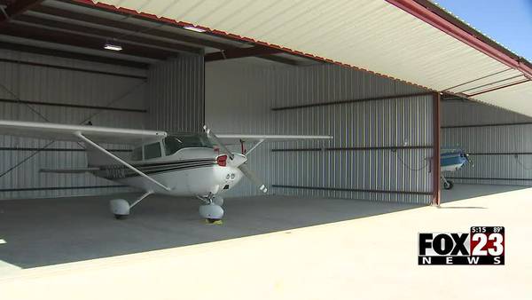 Claremore Regional Airport celebrates new 12,700 square-foot t-hangar while planning for future grow