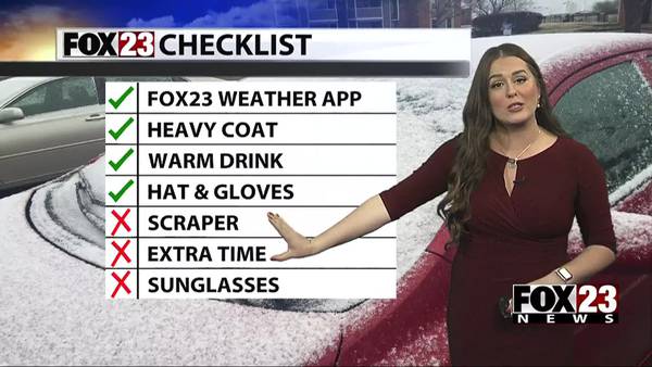FOX23 Saturday Morning Forecast