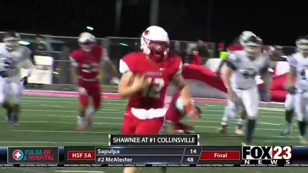 WATCH: Collinsville crushes Shawnee, Coweta tops Tahlequah, Wagoner beats Hilldale
