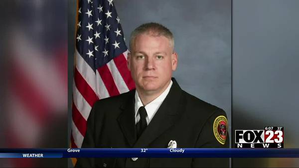 Video: Non-profit helps pay off mortgage for family of fallen Tulsa firefighter