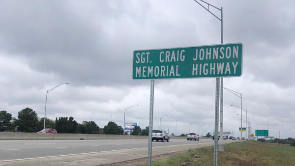 Section of Highway 169 in Tulsa named for Sgt. Craig Johnson
