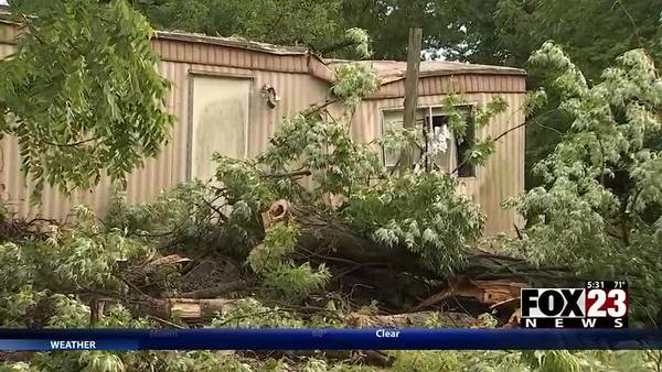 Microburst causes damage in Chelsea