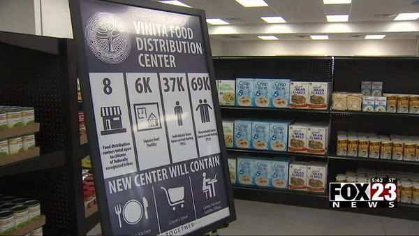 Video: Cherokee Nation opens new food distribution center