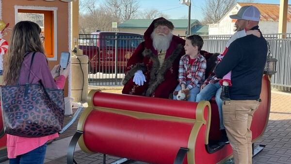 Sensitive Santa visits Broken Arrow to meet children with special needs