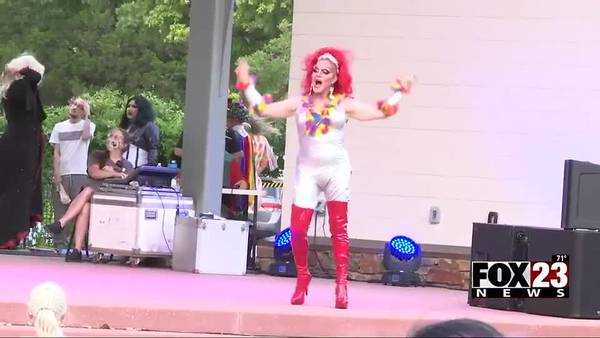 Video: Dispute erupts in Bartlesville over drag show during Pride event