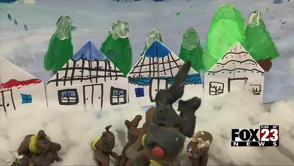 Bixby third graders put together claymation art movie for good cause