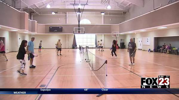 Tulsa seniors get active on pickleball court