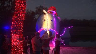 Photos: Blue Whale of Catoosa holds Christmas light event