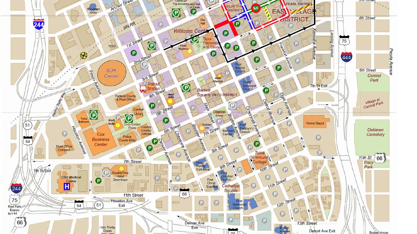 Tulsa Road Closures Map Tulsa Announces Closures, Parking For Tulsa Tough – Fox23 News