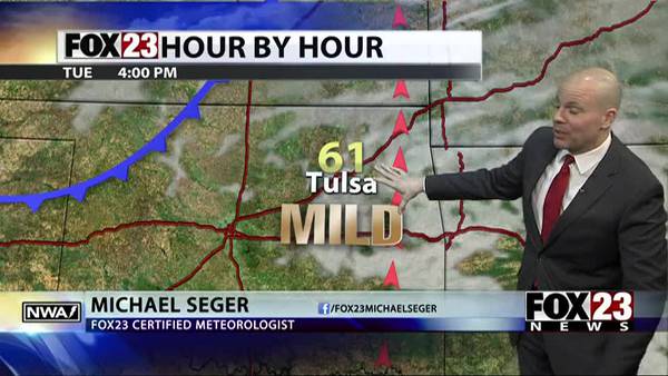 FOX23 FORECAST TUESDAY AFTERNOON
