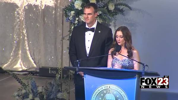 Gov. Kevin Stitt celebrates reelection in Tulsa with first of three inaugural balls 